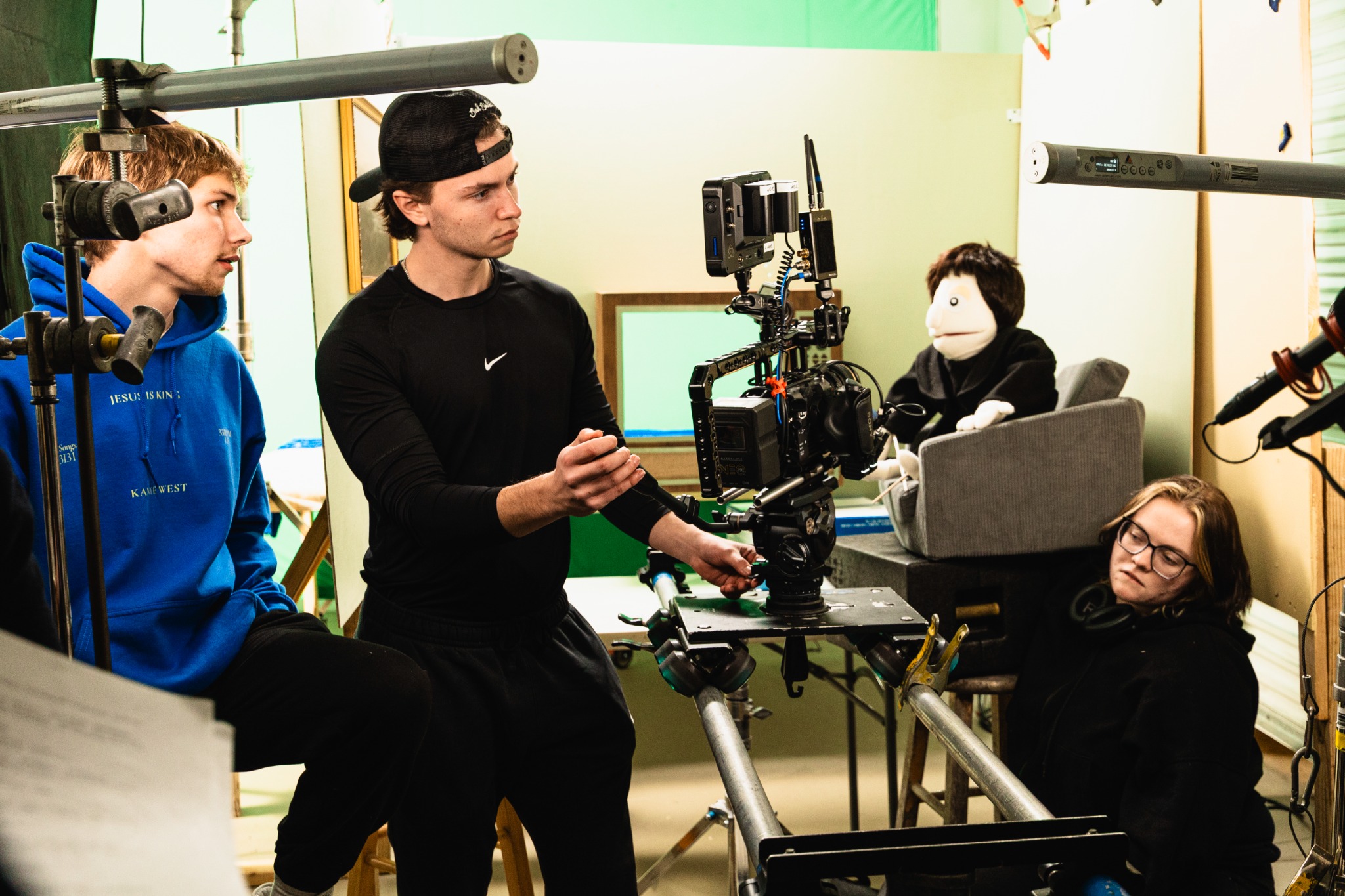 Puppetland behind the scenes photo