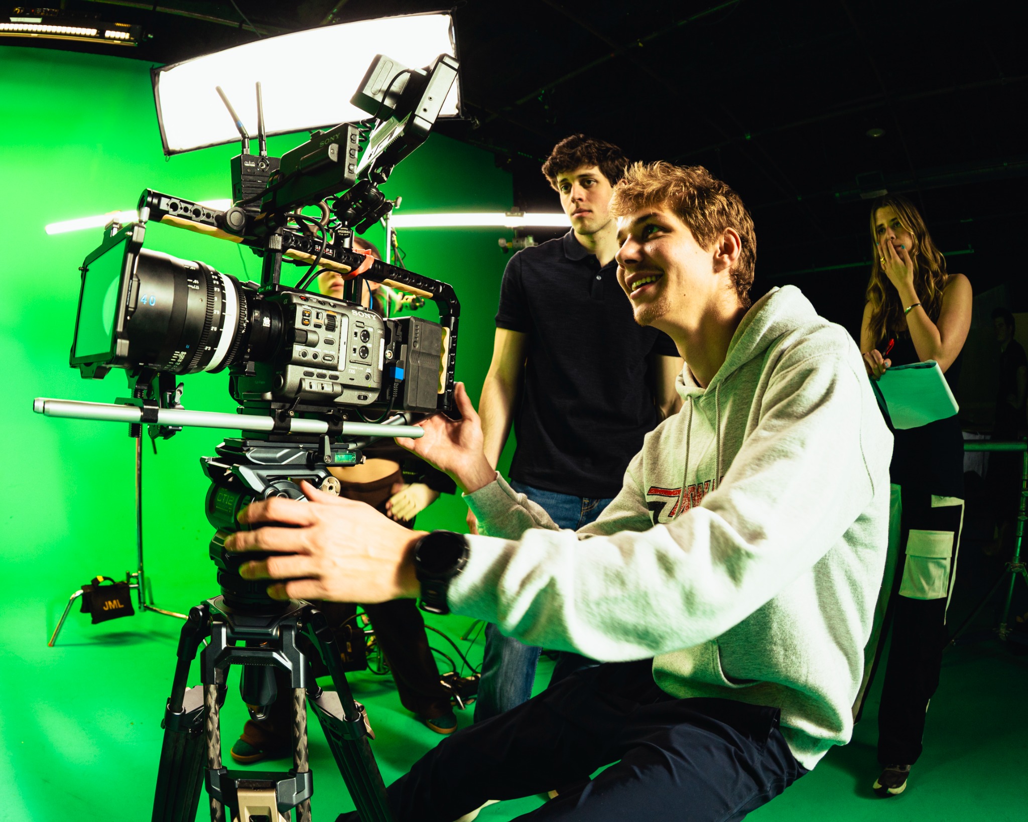 Behind the scenes camera setup