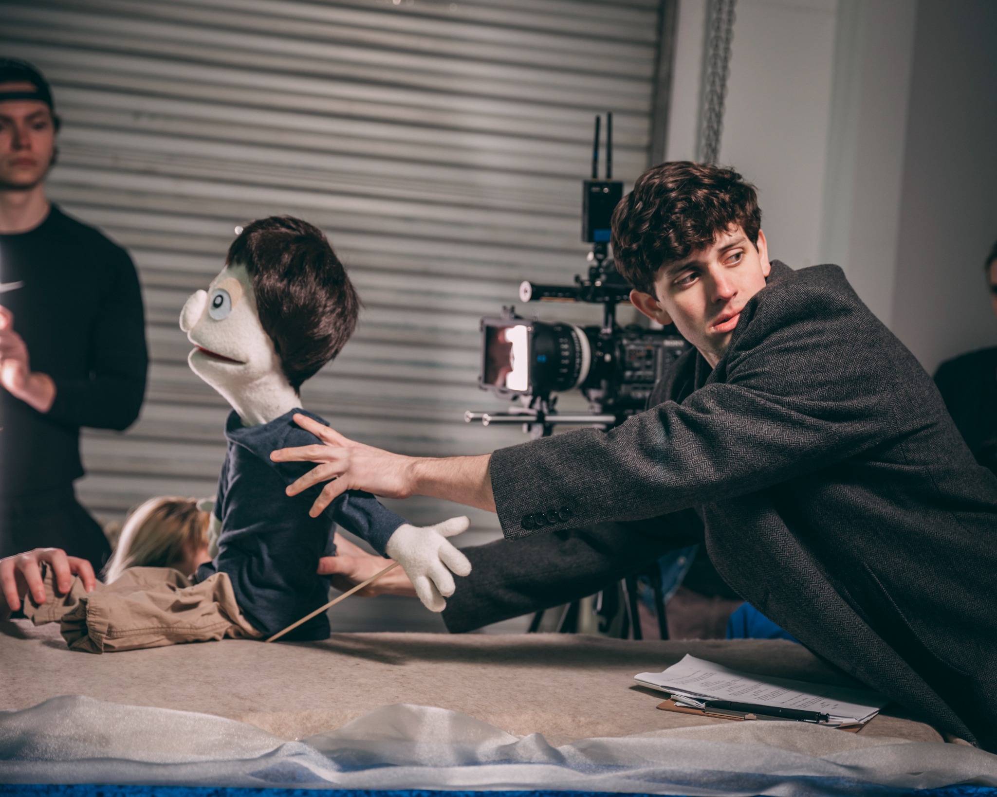 Behind the scenes puppeteering