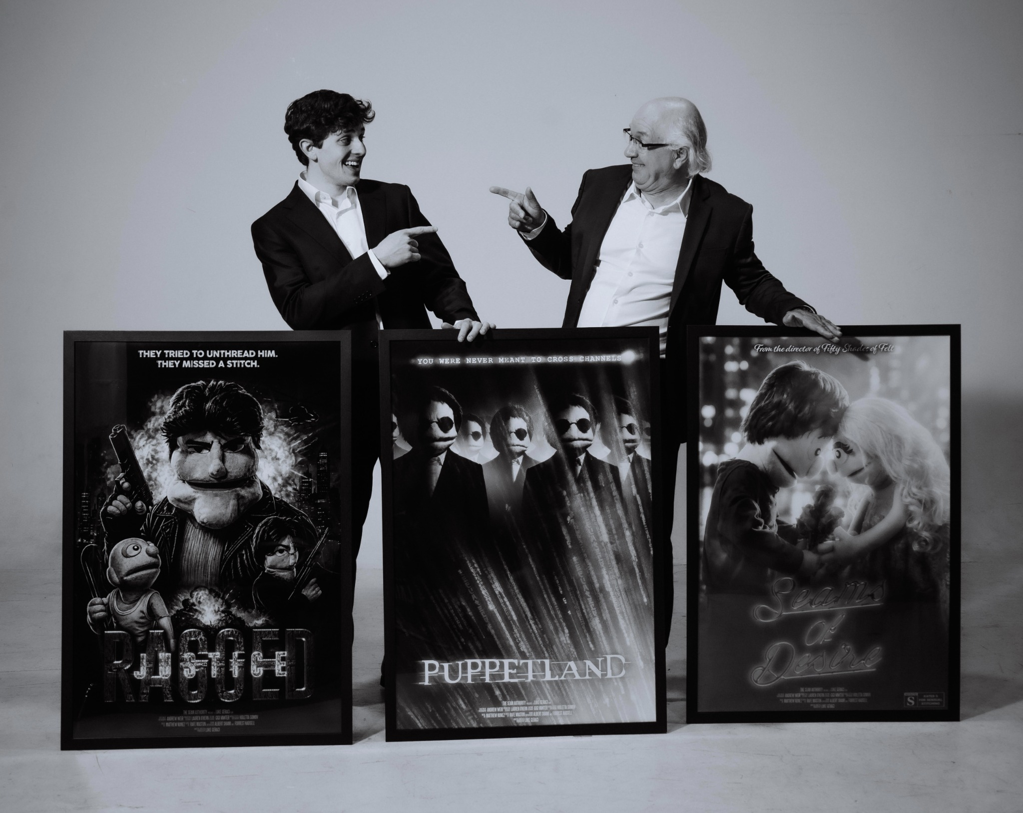 Luke Geraci with posters press image